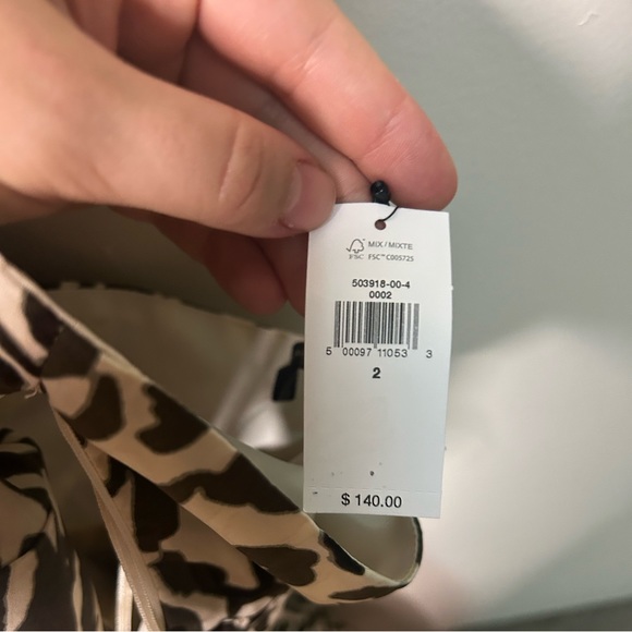 Banana Republic zebra dress NEW - Picture 3 of 4